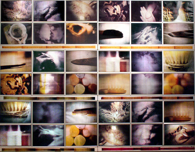 Carolee Schneemann, Saw Over Want, 1980-82