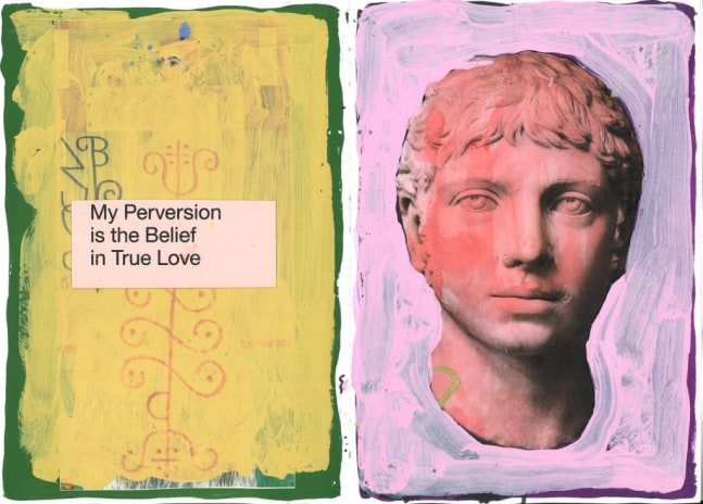 Elijah Burgher
Spread from artist&amp;#39;s sketchbook (The Beloved), 2023-24
mixed media on paper
each page: 14 x 10 in.&amp;nbsp;