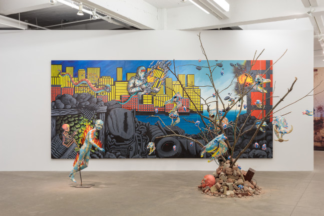 David Wojnarowicz, Untitled (Burning Boy Installation), 1985