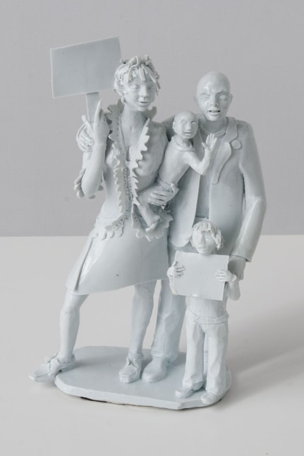 Ann Agee, Protestors, 2011