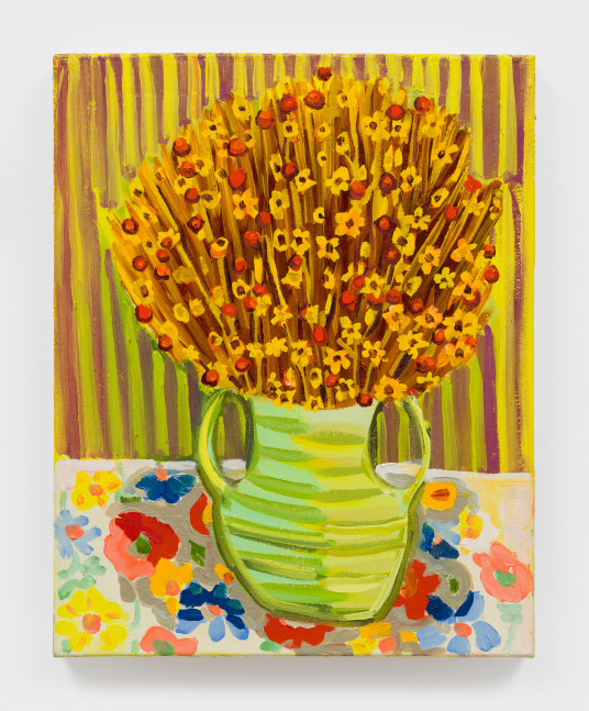 Judith Linhares
Forsythia, 2024
oil on linen
20 x 16 ins.