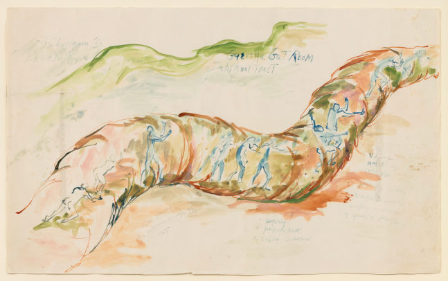 Carolee Schneemann, Parts of a Body House - Guerrilla Gut Room I (b), 1966