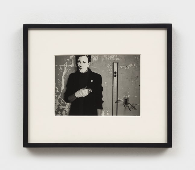 David Wojnarowicz
Arthur Rimbaud in New York (Wounded Hand), 1978/79
vintage gelatin silver print
13 3/4 x 16 1/2 ins.
34.9 x 41.9 cm