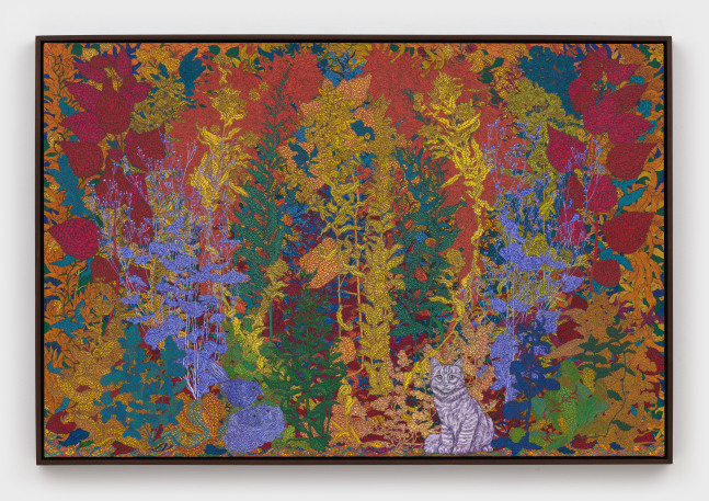 Katharine Kuharic
The Foliated Room, 2022
oil on linen
40 x 60 ins.
101.6 x 152.4 cm