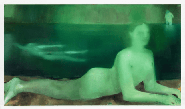Elizabeth Glaessner
Sphinx with arms, 2024
Oil on linen
137.2 &amp;times; 241.3 cm
54 &amp;times; 95 inch