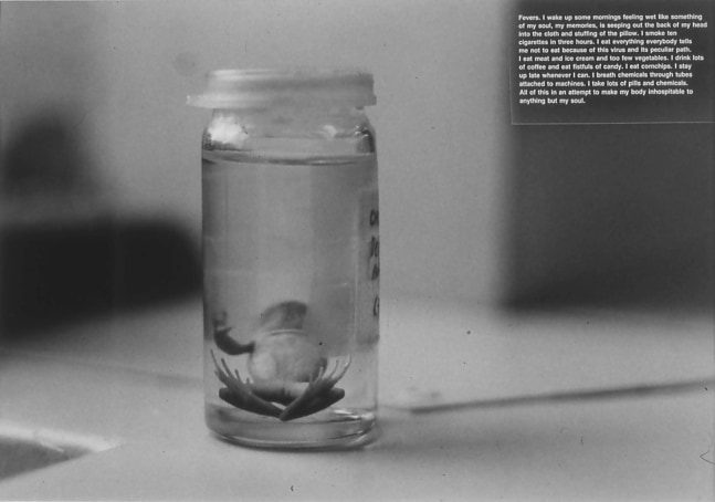 David Wojnarowicz

Fevers, 1990

unique silver print

13 1/2 x 19 ins.&amp;nbsp;

57.8 x 68.6 cm