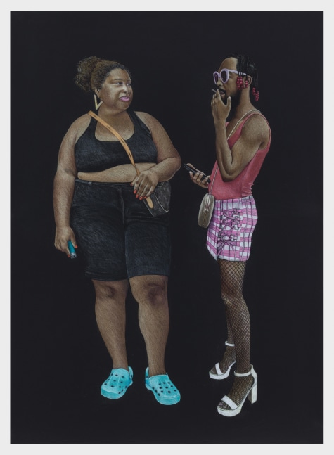 Shellyne Rodriguez
See Thou Character. Give Thy Thoughts No Tongue, 2023
color pencil on paper
50 1/4 x 36 1/2 ins.
127.6 x 92.7 cm