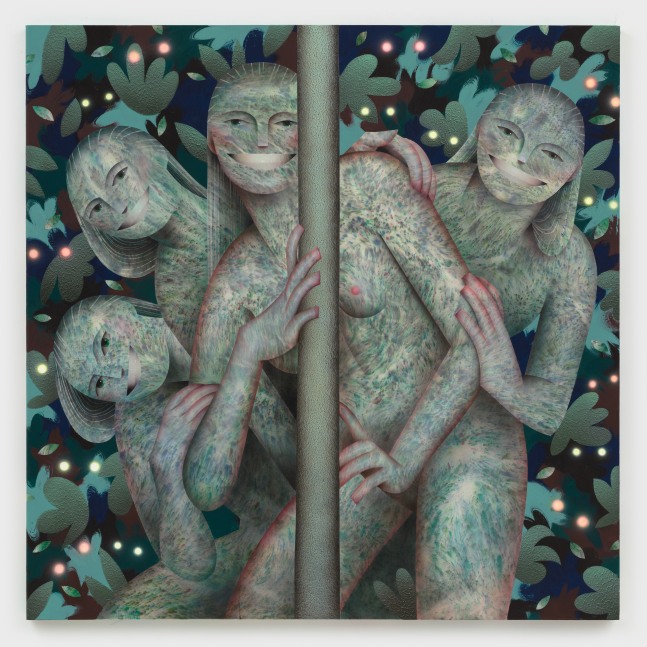 Robin F. Williams
Stalkers, 2020
oil, acrylic and Flashe on canvas
78 x 78 ins.
198.1 x 198.1 cm