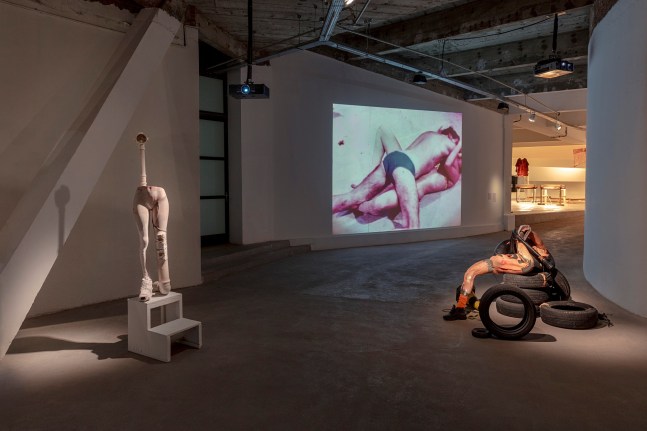 Body-House: Dialogues between Carolee Schneemann, Diego Bianchi and M&amp;aacute;rcia Falc&amp;atilde;o, Pivo Art and Research, S&amp;atilde;o Paulo, April 6 &amp;ndash; July 7, 2024. Courtesy of Piv&amp;ocirc;, S&amp;atilde;o Paulo. Photo: Everton Ballardin.