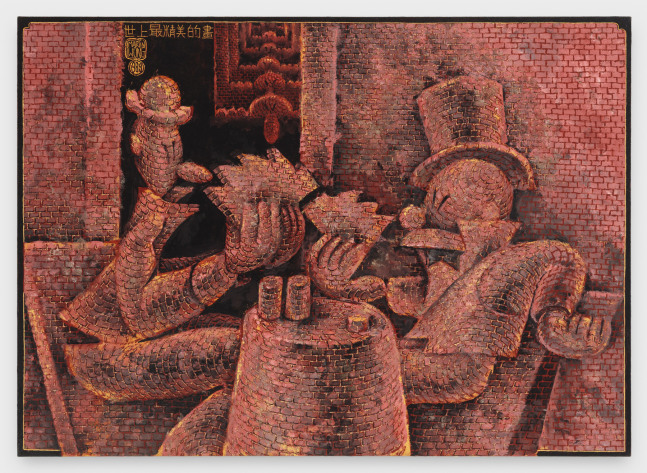 Martin Wong
The Most Beautiful Painting in the World, 1989
acrylic on canvas
60 x 84 ins.
152.4 x 213.4 cm