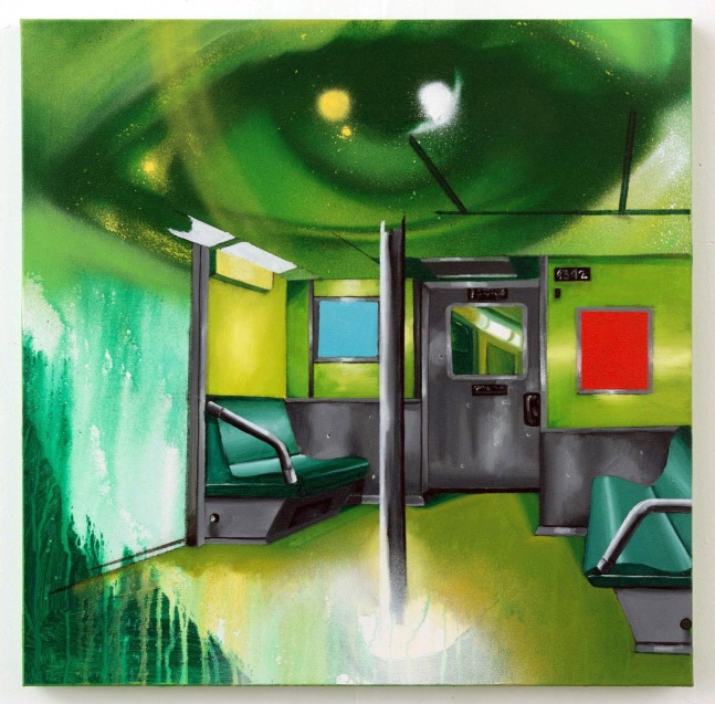 Chris &quot;Daze&quot; Ellis, Subway Interior 2, 2017