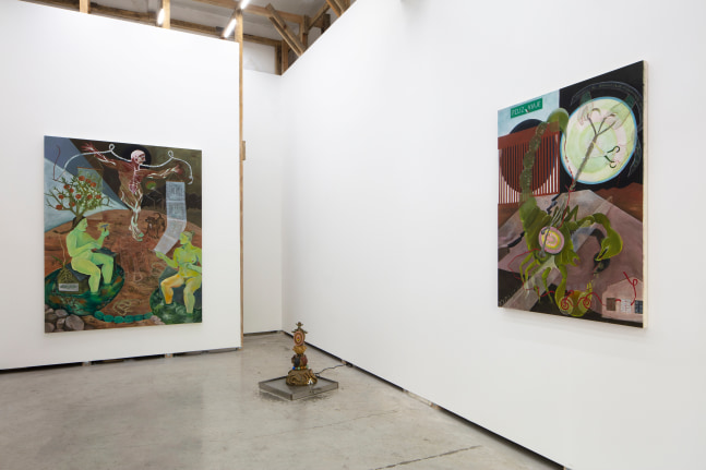 The snake sings backwards (Installation View) Lodos Gallery, Condo Mexico City, Mexico, April 11 &amp;ndash; May 25, 2024. Photo: Ramiro Chaves.