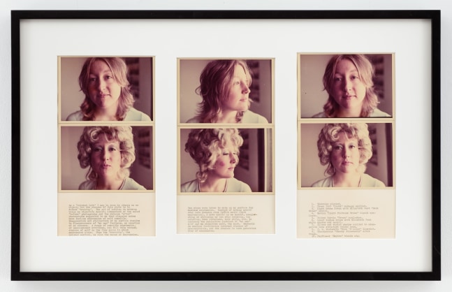 Martha Wilson, Painted Lady, 1972-73