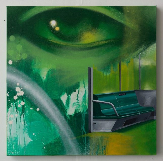 Chris &quot;Daze&quot; Ellis, Subway Interior 3, 2017