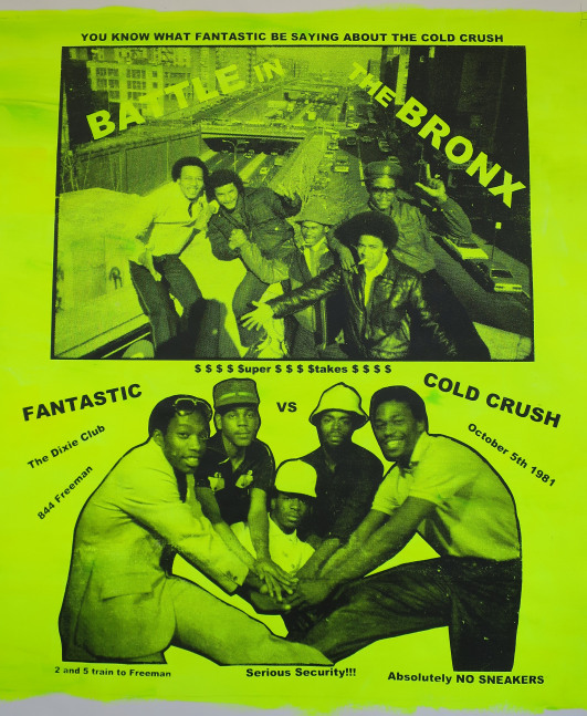 Charlie Ahearn, Battle (Lime), 2017