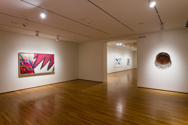 Installation view, Ishi Glinsky: Upon a Jagged Maze, Art, Design &amp;amp; Architecture Museum at UC Santa Barbara, 2022-2023. Image courtesy of Art, Design &amp;amp; Architecture Museum at UC Santa Barbara.