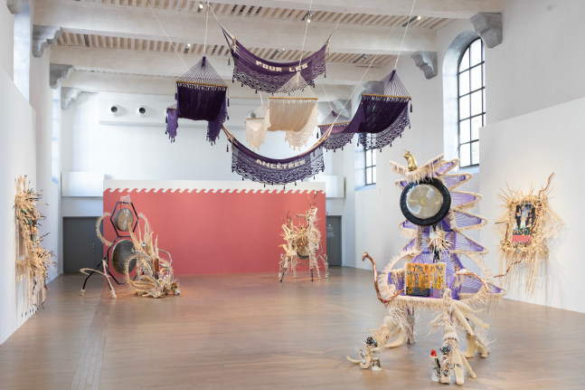 Les voix des fleuves, Crossing the water, The 17th Lyon Biennale, Lyon, France, September 21, 2024 &amp;ndash; January 5, 2025. Photo: Jair Lanes.