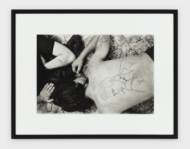 David Wojnarowicz, Untitled (James Dean Tattoo, Beaubourg France), 1980
