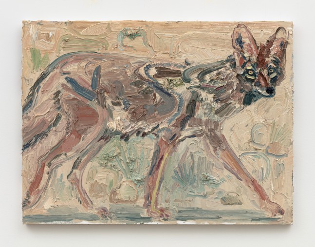 Allison Schulnik, Pregnant Coyote