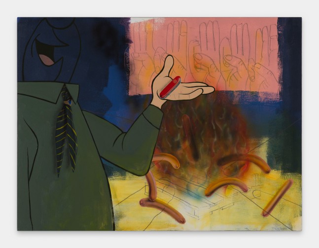 Pat Phillips
Scouts Honor, 2020
acrylic, pencil, airbrush on canvas
36 x 48 ins.
91.4 x 121.9 cm