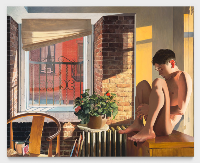 Kyle Dunn
Begonias, 2024
acrylic on wood panel
45 x 56 ins.
114.3 x 142.2 cm