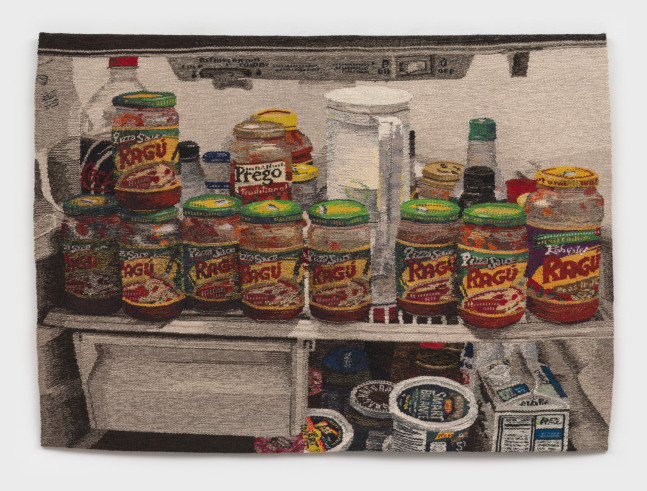 Erin M. Riley
Ragu, 2024
wool, cotton
34 1/4 x 47 ins.
87 x 119.4 cm