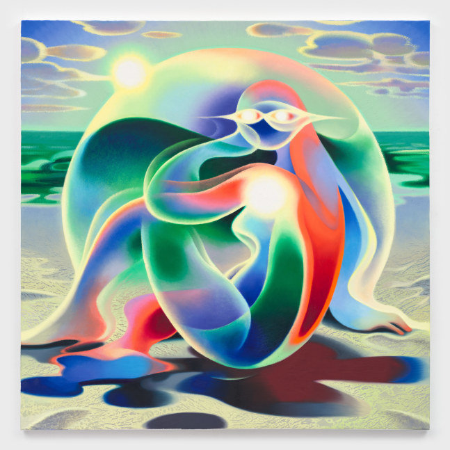 Robin F. Williams
Siri Recharging, 2025
oil on canvas
48 x 48 ins.
121.9 x 121.9 cm

&amp;nbsp;