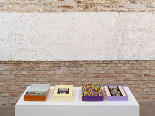 (Installation View) Suzanne Treister: From Fictional Videogames to Hypothetical Museums of the Future. Courtesy of the artist and The RYDER, Madrid.