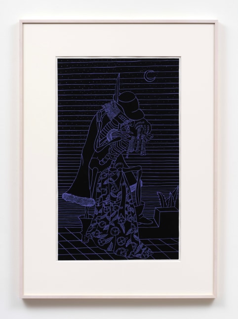 Judith Linhares
Romeo and Juliet, 1974
signed and dated, recto
gouache on paper
40 x 30 ins.
101.6 x 76.2 cm