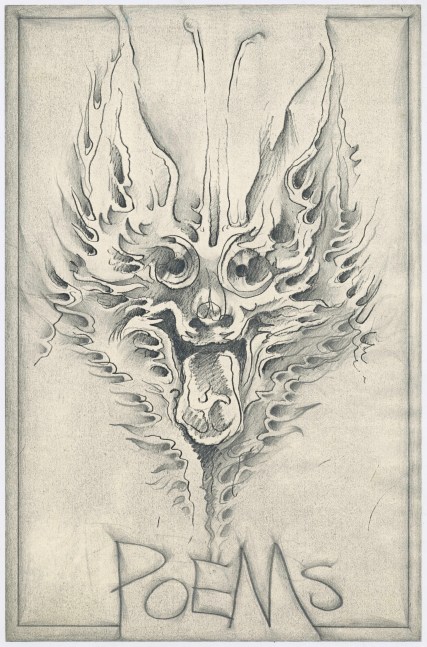 Martin Wong
Untitled (Original cover artwork for &amp;quot;Footprints Poems + Leaves&amp;quot;), 1968
pencil on paper
8 1/2 x 5 1/2 in.
21.59 x 13.97 cm