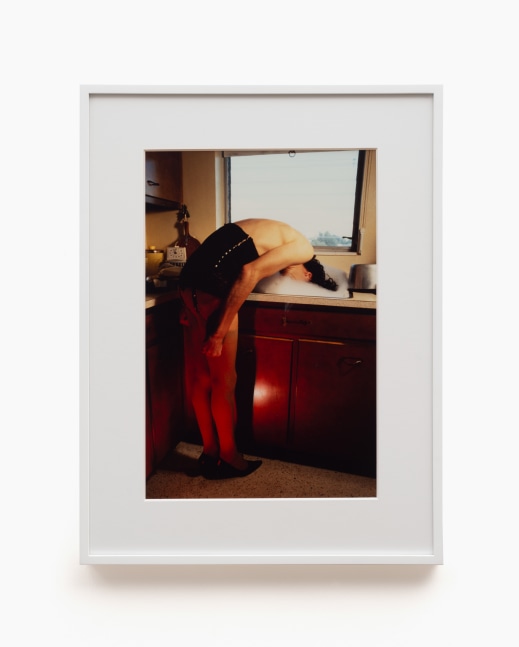Jimmy DeSana
Sink, 1979
vintage C-print
Image: 19 x 12 5/8 ins.
48.3 x 32.1 cm
Framed: 26 1/4 x 19 7/8 x 1 5/8 ins.
66.7 x 50.5 x 4.1 cm