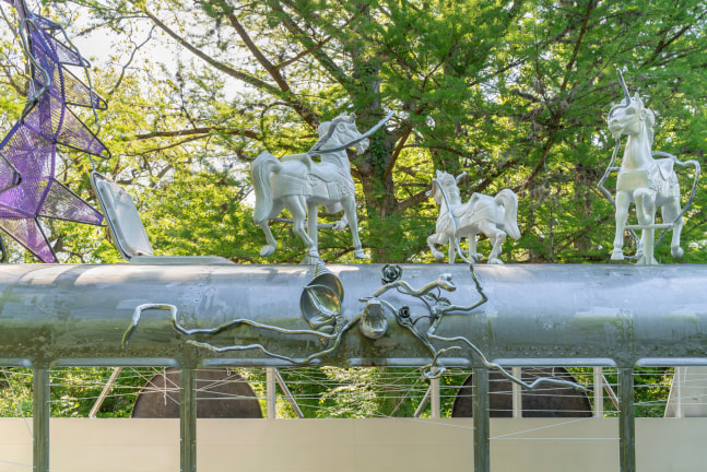 Guadalupe Maravilla: Mariposa Rel&amp;aacute;mpago, The Contemporary Austin, TX, April 4, 2024 &amp;ndash; November 3, 2024 (Installation View). Courtesy the artist and P&amp;middot;P&amp;middot;O&amp;middot;W, New York and The Contemporary Austin. Photo by Alex Boeschenstein.