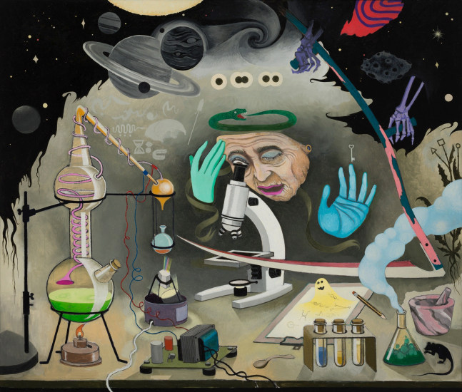 Hortensia Mi Kafchin
Ana Aslan, 2020
oil on canvas
66 1/4 x 77 3/4 ins.
168.2 &amp;times; 197.6 cm