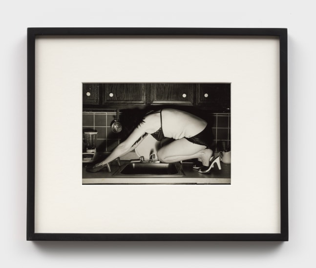 Jimmy DeSana
Untitled, from &amp;#39;The Dungeon&amp;#39; series, 1978-79
gelatin silver print with Terence Sellers
image: 6 1/2 x 9 1/2 ins. (16.5 x 24.1 cm)
sheet: 8 x 9 7/8 ins. (20.3 x 25.1 cm)