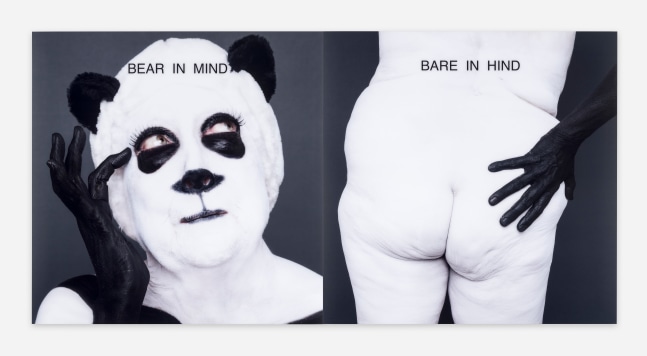Martha Wilson, Bear in Mind/Bare in Hind, 2014