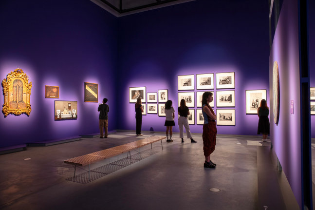 Installation view, 24th Biennale of Sydney, Ten Thousand Suns, 2024, Chau Chak Wing Museum, University of Sydney. Photograph: David James.