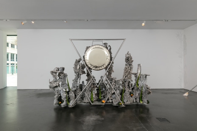 Installation View, Guadalupe Maravilla: Purring Monsters with Mirrors on Their Backs, Museum of Contemporary Art, Denver, CO. Photo by Wes Magyar