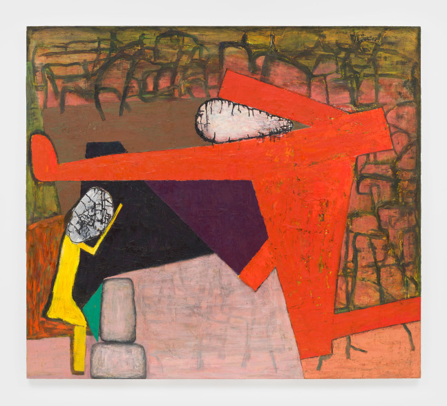 Brenda Goodman
Not a leg to stand on, 2013
oil on wood
71 1/2 x 80 ins.
181.6 x 203.2 cm