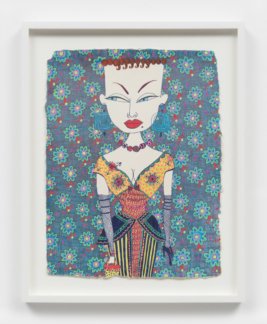 Manuel Pardo
Untitled (Stardust), 2005-06
ink on handmade paper
19 1/4 x 15 1/4 x 1 1/2 ins.
49 x 38.7 x 3.8 cm