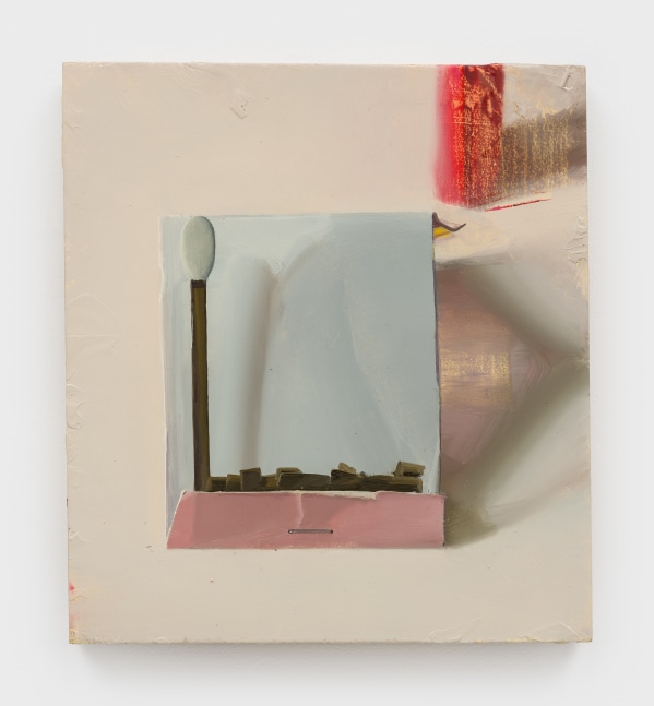 Phoebe Helander
Ilinx, 2025
oil on wood
12 1/2 x 11 3/8 x 1 ins.
31.8 x 28.9 x 2.5 cm