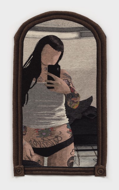 Erin M. Riley
Do you see me?, 2023
wool, cotton
84 x 48 ins.
213.4 x 121.9 cm