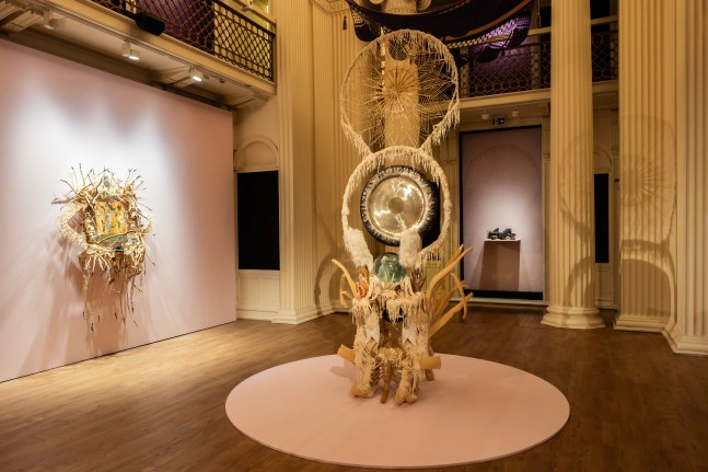 Guadalupe Maravilla / Piedras de Fuego (Fire Stones)&amp;nbsp;(Installation View), Talbor Rice Gallery, University of Edinburgh, Edinburgh, UK, October 26, 2024 - February 15, 2025. Photo: Sally Jubb Photography.