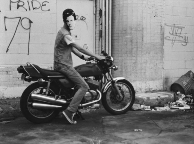 David Wojnarowicz, Arthur Rimbaud in New York (motorcycle, pride 79), 1978-79/2004