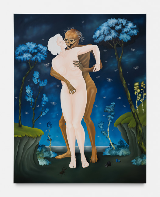 Sanam Khatibi
At Low Tide, 2023
oil and pencil on canvas
94 1/2 x 74 3/4 ins.