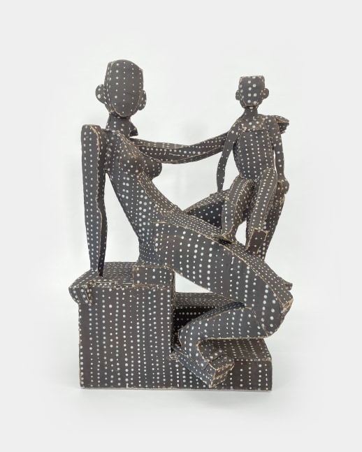 Ann Agee
Willowy Silhouette Madonna, 2023
stoneware with colored slip and porcelain slip
32 1/4 x 23 1/2 x 15 1/2 ins.
81.9 x 59.7 x 39.4 cm