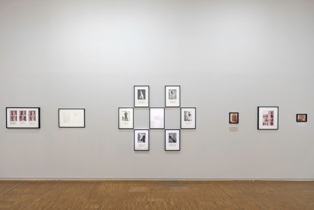 Installation View, Martha Wilson in Halifax, 1972-1974, Centre Pompidou, Paris, France. Photo by Helene Mauri.