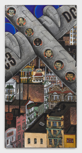 Martin Wong
DC-3, 1992
acrylic on linen
72 x 36 in.
182.9 x 91.4 cm