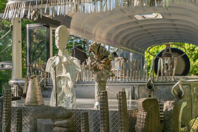 Guadalupe Maravilla: Mariposa Rel&amp;aacute;mpago, The Contemporary Austin, TX, April 4, 2024 &amp;ndash; November 3, 2024 (Installation View). Courtesy the artist and P&amp;middot;P&amp;middot;O&amp;middot;W, New York and The Contemporary Austin. Photo by Alex Boeschenstein.