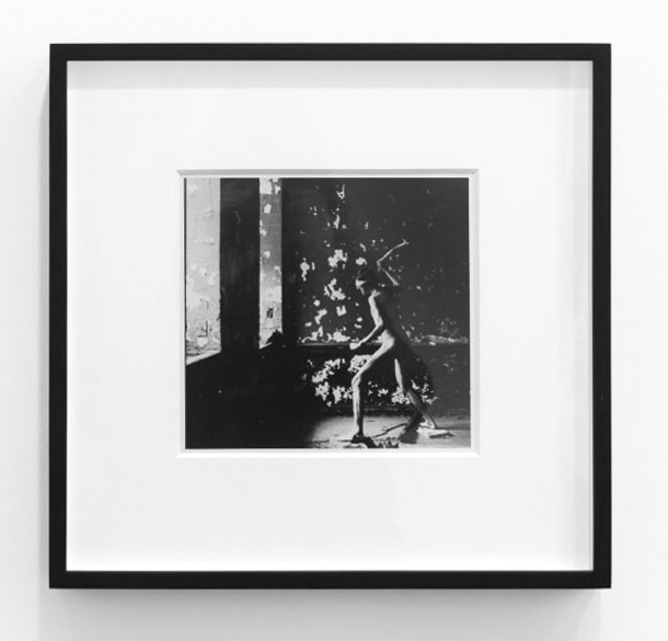 David Wojnarowicz
Untitled (Blindfolded Nude), 1981
gelatin silver print
15 1/2 x 15 x 1 3/4 ins.
39.4 x 38.1 x 4.4 cm