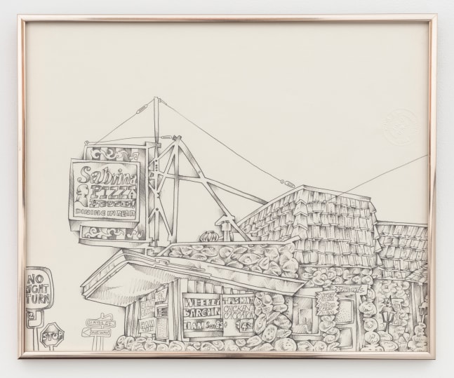 Martin Wong, Sabrina Pizza House, 1976